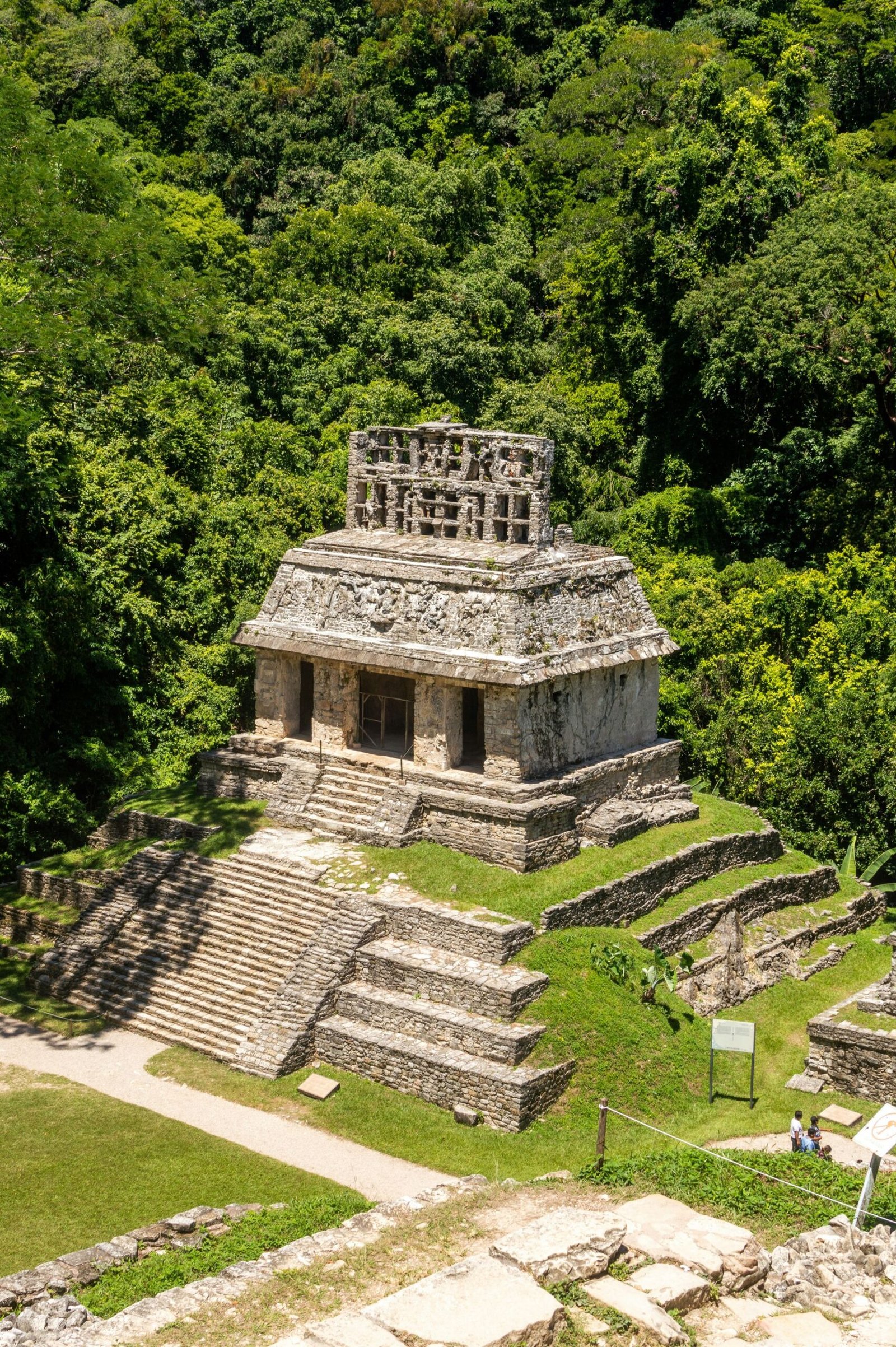 Maya temple at Palenque, Chiapas