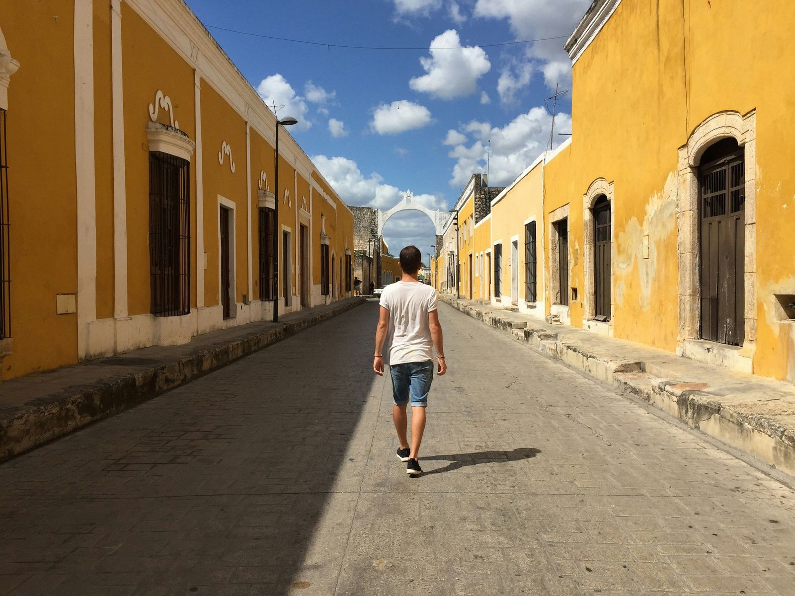 The golden streets of Izamal